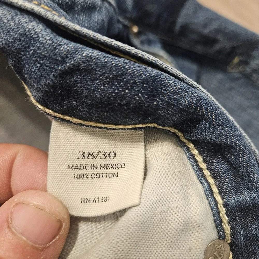 Polo Ralph Lauren 867 Vtg Men's Jeans Med Wash Blue Denim Sz 38